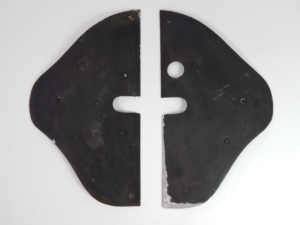 1956-59 Ferrari 250 Inside Plug 128D Exhaust Header Head Shields