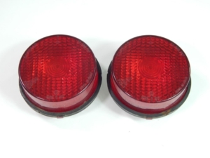 1969-74 Ferrari 246 Dino Carello Rear Brake Indicator Light Reflector Lense Set