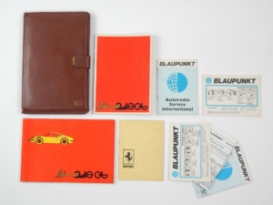 1971 Ferrari 246 Dino Manual Pouch Set