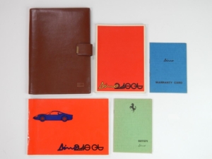 1972 Ferrari 246 Dino Pouch and Manual Set