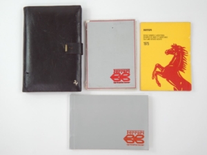 1973-76 Ferrari 365 GT4 BB Boxer Owner’s Manual Handbook Pouch Set