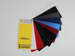 1993 Ferrari 456 GT Glasurit Paint Sample Swatch
