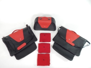 2002-04 Ferrari Enzo Schedoni 3 Piece Luggage Piece Set