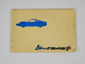 1969-70 Ferrari 246 Dino L Series Spare Parts Catalogue Manual