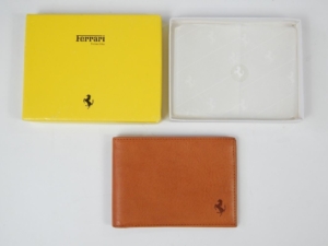 1980’s Ferrari Schedoni Leather Bifold Credit Card Wallet