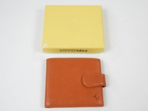 1980’s Ferrari Schedoni Leather Bifold Wallet With Coin Purse