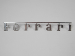 1980’s Ferrari Script Rear Boot/Bonnet/Deck Lid Badge