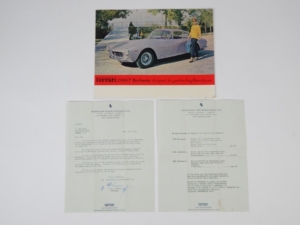 Ferrari 250 Lusso Brochure