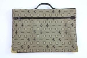 1970-80’s Ferrari Cavallino Print Briefcase 308 328 Mondial