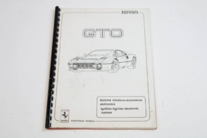 1984-87 Ferrari 288 GTO Weber Electronic Injection-Ignition System ECU Manual