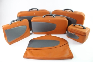 2004-11 Ferrari 612 Scaglietti Complete 6-Piece Schedoni Luggage Set