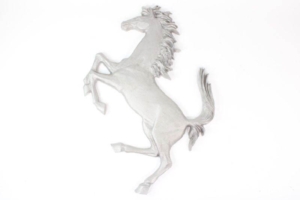 Ferrari Large Aluminium Cavallino Prancing Horse Dealer Sign 308 Dino 246 F40