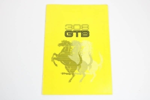 1976-77 Ferrari 308 GTB Fibreglass Vetroresina Sales Brochure