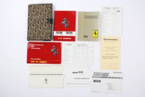 1981 Ferrari 308 Owner’s Manual Handbook Pouch Set US Version GTB GTS #40095