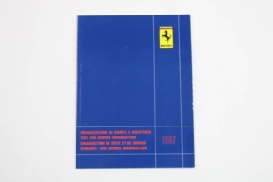 1987 Ferrari Dealer Directory “Servizi Vendita E Assistenza” 328 F40 Testarossa