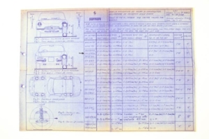1966-68 Ferrari 330 GTC Blueprint Technical Drawing Brochure Manual