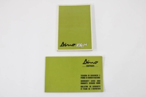 1974-75 Ferrari 308 GT4 Dino Owner’s & Spare Parts Manual Handbook Catalogue