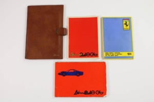 1974 Ferrari 246 Dino Handbook Manual Pouch Set GT GTS