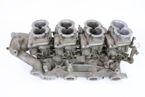 1967-73 Maserati Ghibli AM115 Complete Weber 42 DCNF Carburettor Set with Inlet Manifold