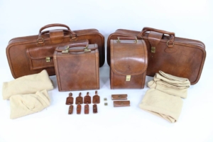 1976-78 Ferrari 308 Complete 4-Piece Schedoni “Designer” Luggage Set