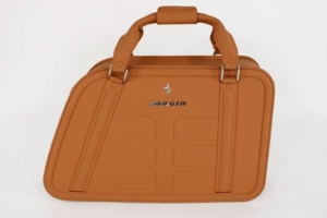 2007-2012 Ferrari 599 Tan Leather Schedoni Suitcase Luggage Bag
