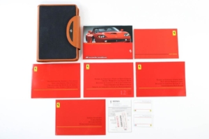 2000-01 Ferrari 550 Barchetta Complete Schedoni Owner’s Manual Handbook Pouch Set