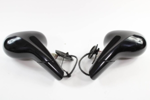 2008-2017 Ferrari California Exterior Side Wing Rear View Mirror Assembly Pair Black 69877410 81613910