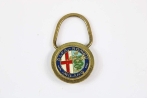 1960’s Alfa Romeo ICOR Milano Hartmann Trento Key Fob Keyring Giulia Sprint GTA Giulietta