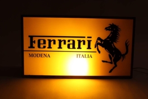 1960’s Ferrari Modena Italia Illuminated Dealership Sign