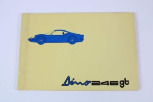 1969-70 Ferrari 246 Dino L Series Spare Parts Catalogue Manual