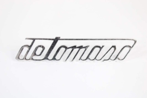 1970’s DeTomaso Rear Script Badge Emblem