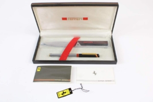 1980’s Ferrari Formula Cartier Silver Ballpoint Pen & Letter Opener Set 308 328 Dino