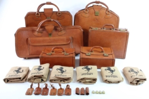 1984-91 Ferrari Testarossa Complete 6-Piece Schedoni Luggage Set