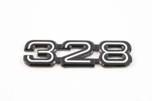1986-89 Ferrari 328 OEM Rear Grille Badge Script Emblem