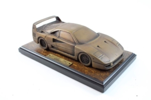 1987-92 Ferrari F40 1/18 Scale Bronze Model Limited 1000 Pieces with Case