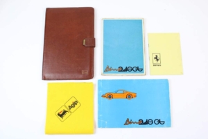 1971 Ferrari 246 Dino Complete Pouch Owner’s Manual Handbook Set