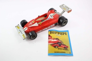 1976 Ferrari 312 T2 Toschi Model with Grappa Bottle