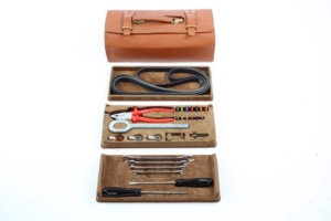 1989-99 Ferrari 348 355 Schedoni Leather Complete Tool Kit