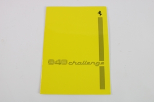 1992-93 Ferrari 348 Challenge Owner’s Manual Handbook