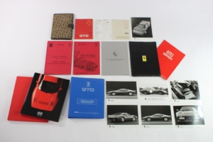 1984-87 Ferrari 288 GTO Complete Owner’s Manual Handbook Pouch Set