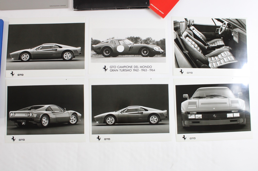 1984-87 Ferrari 288 GTO Complete Owner's Manual Handbook Pouch Set