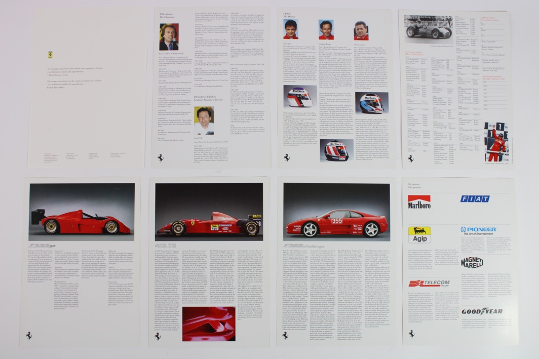1995 Ferrari Brochure Press Pack Formula 1 F1 412T2 333SP F355
