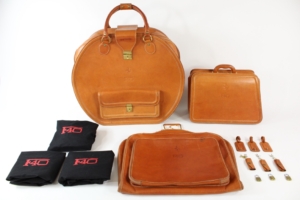 1987-92 Ferrari F40 Complete 3-Piece Tan Schedoni Luggage Set