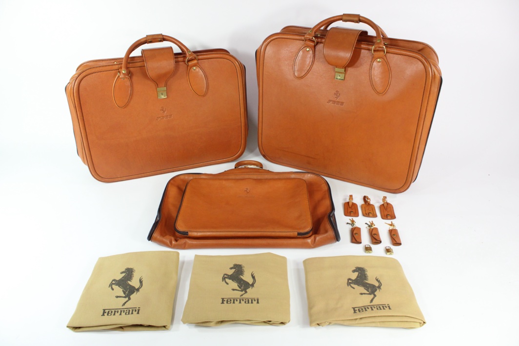 1994-99 Ferrari F355 3-Piece Tan Schedoni Luggage Set GTS GTB