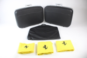1999-2005 Ferrari 360 NOS Complete 3-Piece Black Schedoni Luggage Set
