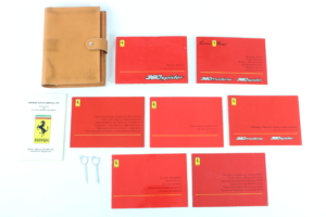 2004 Ferrari 360 Spider Owner’s Manual Handbook Pouch Set US Version