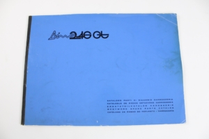 1969-74 Ferrari 246 Dino Scaglietti Body Parts Manual Handbook