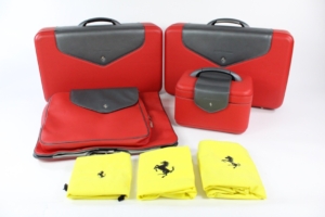 2002-06 Ferrari 575M Maranello Complete 4-Piece Schedoni Luggage Set