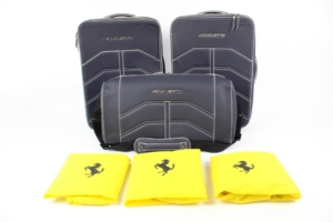 2015-2020 Ferrari 488 GTB Complete 3-Piece Schedoni Luggage Set