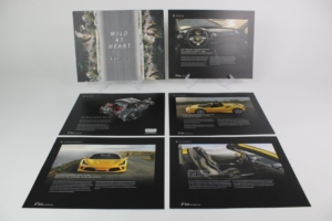 2018-2020 Ferrari F8 Spider Press Pack Lithographic Drawing Sales Brochure